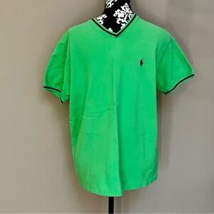 POLO RALPH LAUREN Classic Fit 100% Cotton Jersey V-Neck Tee